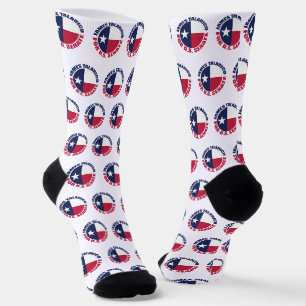 James Talarico für den US-Senat Texas-Flagge Socken
