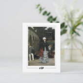 James Tissot #833 - Fine Art Postkarte (Stehend Vorderseite)