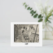 James Tissot #89 - Feine Kunst Postkarte (Stehend Vorderseite)