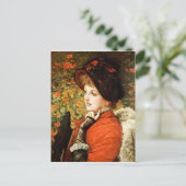 James Tissot - Art der Schönheit (oder Kathleen Ne Postkarte (Stehend Vorderseite)