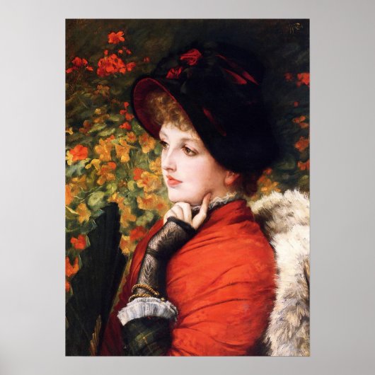 James Tissot Art von Beauty Poster (Vorne)