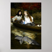 James Tissot Auf der Themse, ein Held Poster (Vorne)