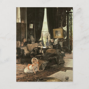 James Tissot   Ausblenden und Suchen, c.1880-82 Postkarte