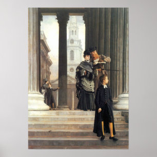 James Tissot - Besucher in London Poster