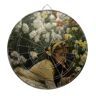 James Tissot Chrysanthemums Dartscheibe