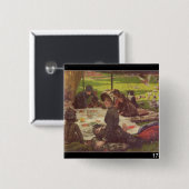 James Tissot | das Picknick, c.1881-2 Button (Vorne & Hinten)