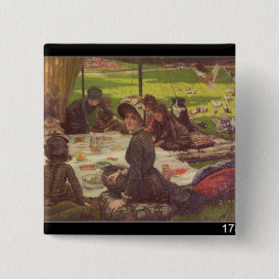 James Tissot das Picknick, c.1881-2 Button