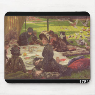 James Tissot das Picknick, c.1881-2 Mousepad