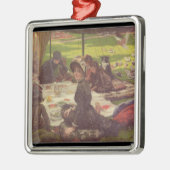 James Tissot | das Picknick, c.1881-2 Silbernes Ornament (Links)