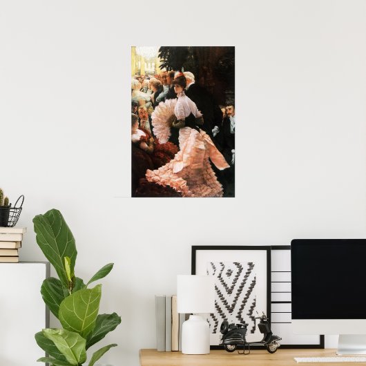 James Tissot, das Poster der Politischen Lady (Heimbüro)