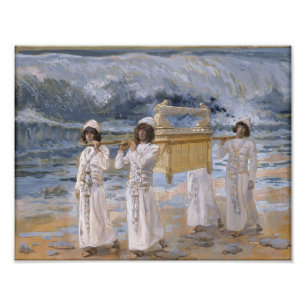James Tissot - Die Arche passiert den Jordan Fotodruck