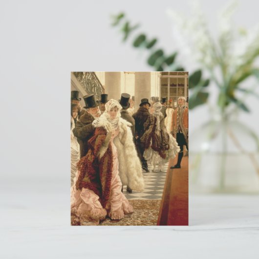 James Tissot | Die Mode-Frau , 1883-5 Postkarte (Stehend Vorderseite)