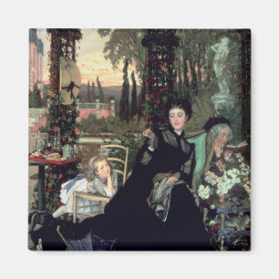 James Tissot   die Witwe, 1868 Magnet