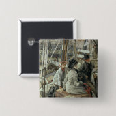 James Tissot | durch Wasser, c.1881-2 Button (Vorne & Hinten)