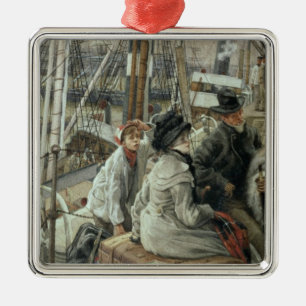James Tissot durch Wasser, c.1881-2 Ornament Aus Metall