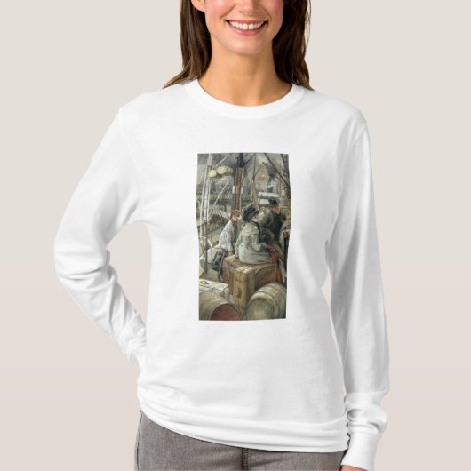 James Tissot | durch Wasser, c.1881-2 T-Shirt (Vorderseite)