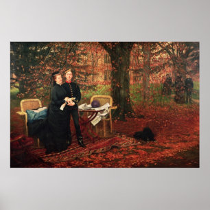 James Tissot   Kaiserin Eugenie & Eugene-Louis Nap Poster