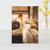 James Tissot-Küsten-Gruß-Karte Karte (Gelbe Blume)