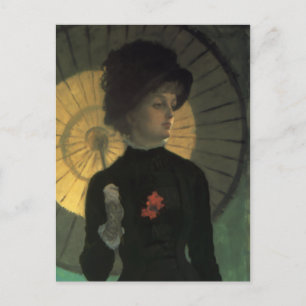 James Tissot Newton Parasol Postcard Postkarte