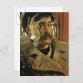 James Tissot Portrait | C.1865 Postkarte (Vorne/Hinten)