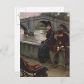 James Tissot | Richmond Bridge, c.1878 Postkarte (Vorne/Hinten)