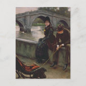 James Tissot | Richmond Bridge, c.1878 Postkarte (Vorderseite)