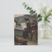 James Tissot | Richmond Bridge, c.1878 Postkarte (Stehend Vorderseite)