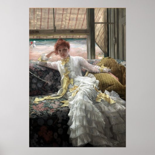 James Tissot Seaside (Prospekt eines Portraits im  Poster (Vorne)
