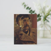 James Tissot - Selbstportrait Postkarte (Stehend Vorderseite)