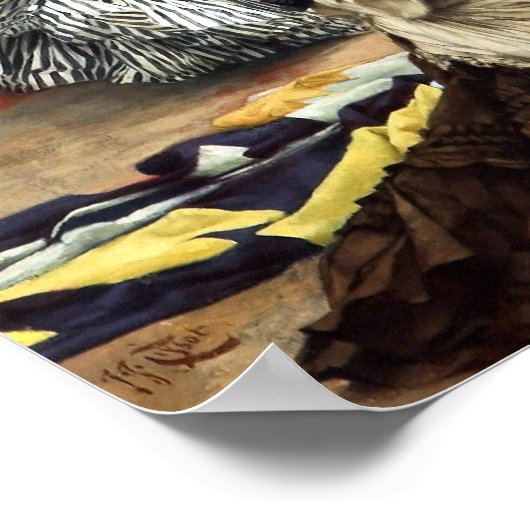 James Tissot Still on Top Poster (Ecke)