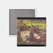 James Tissot | The Picnic, c.1881-2 Magnet (Vorderseite/Rückseite)