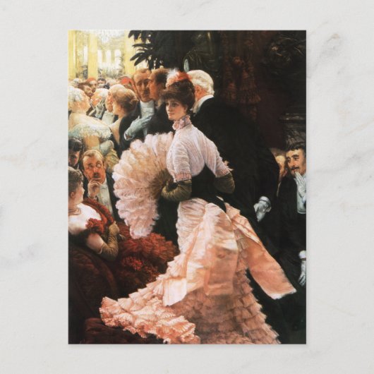 James Tissot The Political Lady Postcard Postkarte (Vorderseite)