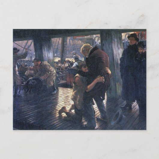 James Tissot - The Prodigal Son in Modern Life - T Postkarte (Vorderseite)