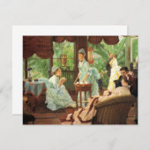 James Tissot Viktorianisch Tee-Party Einladungen (Vorne/Hinten)