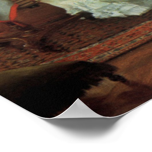 James Tissot Viktorianisch Tee Party Poster (Ecke)