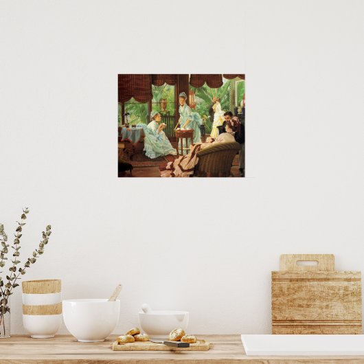 James Tissot Viktorianisch Tee Party Poster (Küche)