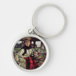 James Tissot   wartete an der Station Schlüsselanhänger