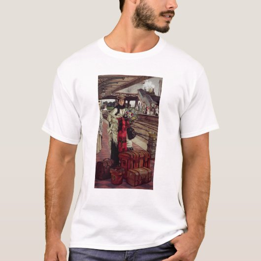 James Tissot | wartete an der Station T-Shirt (Vorderseite)