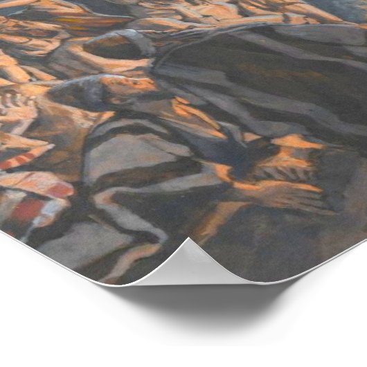 James Tissot's - Der Engel und die Hirten Poster (Ecke)