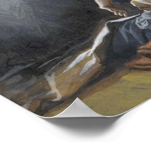 James Tissots Poster "Die Vision von Saint Joseph" (Ecke)