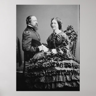 James und Fannie Ricketts Poster