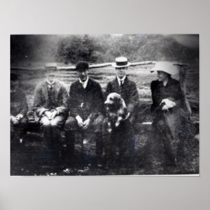 James und Lytton Strachey mit Thoby, Adrian Poster