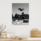 James Van De Kamp BMX Table Poster (Küche)