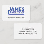 James Visitenkarte (Vorne/Hinten)