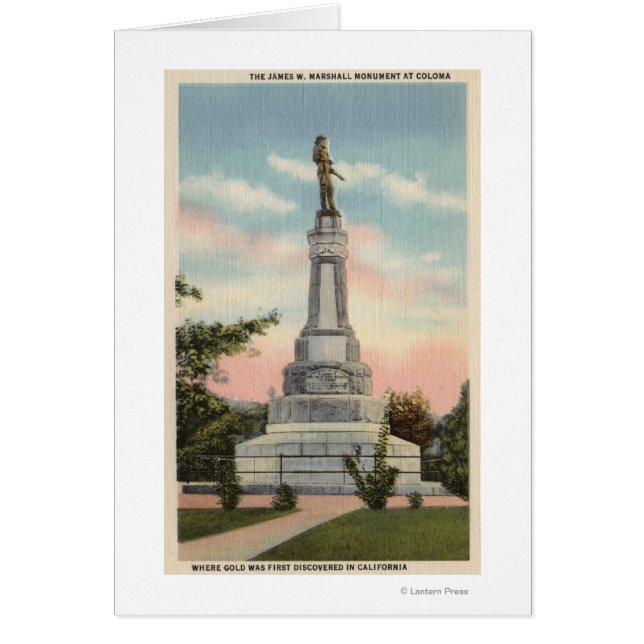 James W. Marshall Monument View # 1 (Vorne)