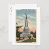 James W. Marshall Monument View # 1 Postkarte (Vorne/Hinten)