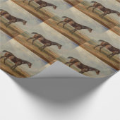 James Ward - Dr Syntax, eine Bucht-Racehorse Geschenkpapier (Ecke)