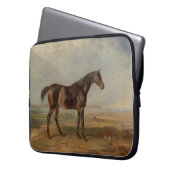 James Ward - Dr Syntax, eine Bucht-Racehorse Laptopschutzhülle (Vorderseite Links)