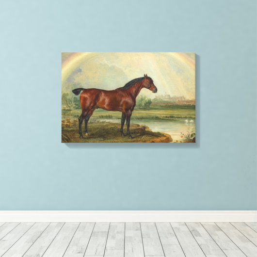 James Ward Horse Painting Leinwanddruck (Insitu (Holzboden))