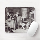 James Watt, der mit Dampf spielt Mousepad (Mit Mouse)